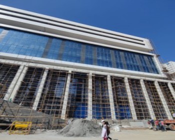 PES University Near Nayandahalli Metro Station – 1800sqmt Unitized and Semi Unitized Glazing